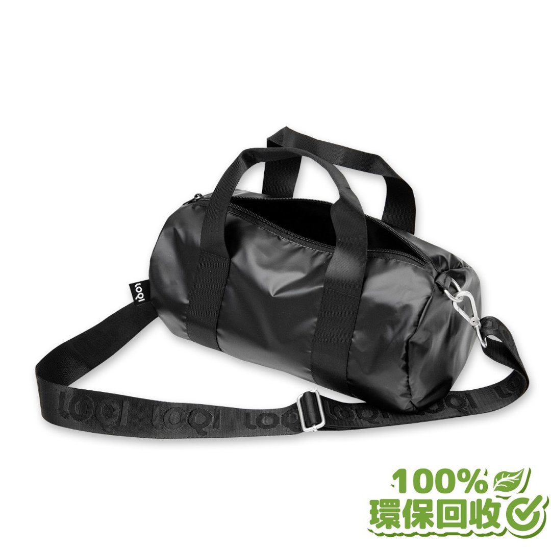 LOQI mini旅袋 I 消光黑 WEMMBM I 手提、斜背小包 - 侧背包/斜挎包 - 聚酯纤维 黑色