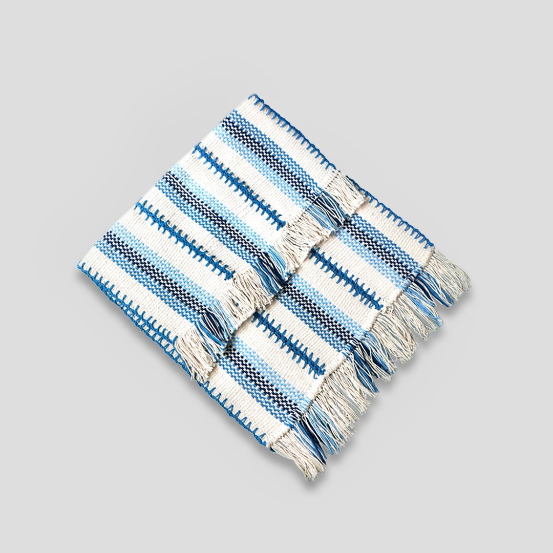 Qulih Balay 纯手工编织布料 桌巾 40 x 75 cm - 摆饰 - 棉 多色