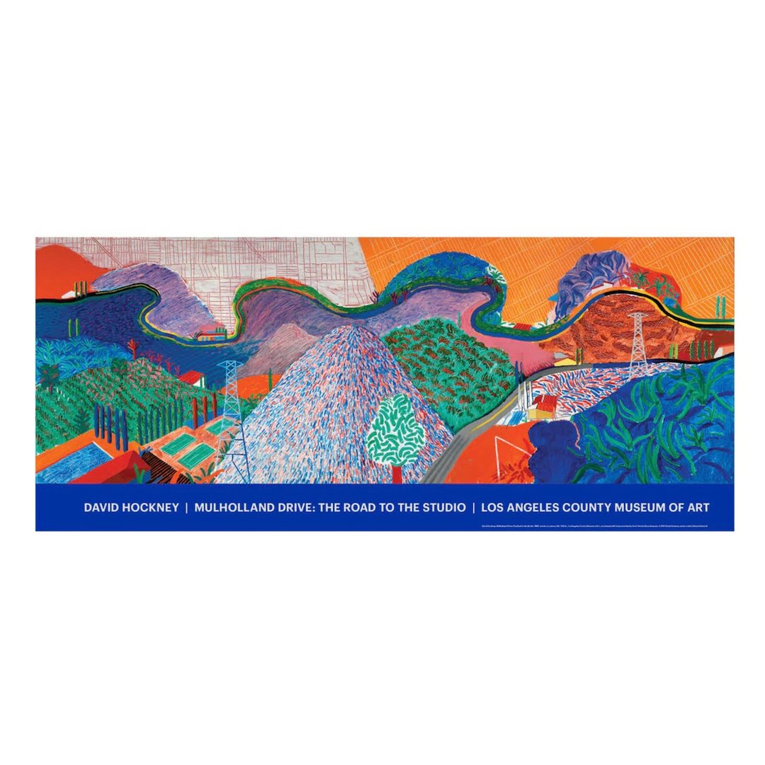 【原版海报】David Hockney/ 穆荷兰大道 Mulholland Drive - 海报/装饰画/版画 - 纸 