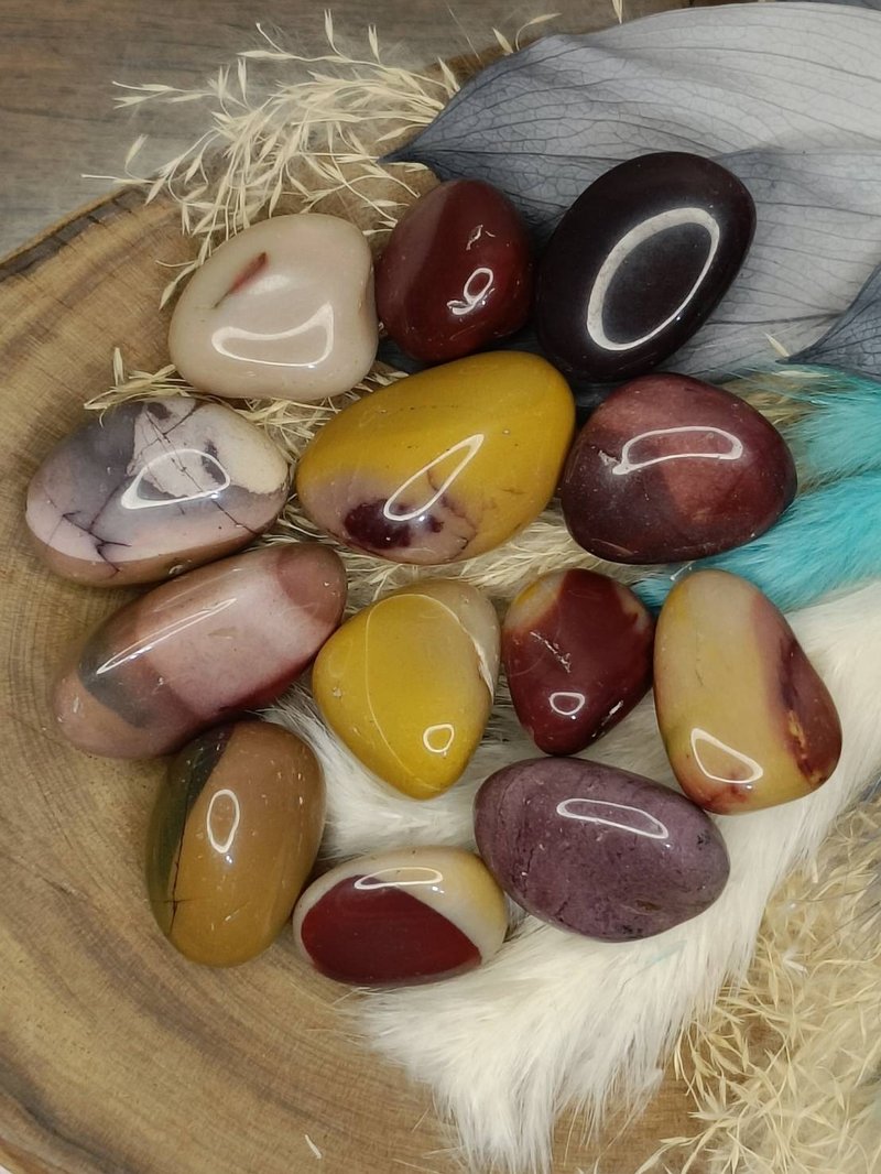 魔凯石A(Mookaite)澳洲碧玉、穆凯特石、莫哥石、摩卡石或蛋黄石 - 摆饰 - 半宝石 