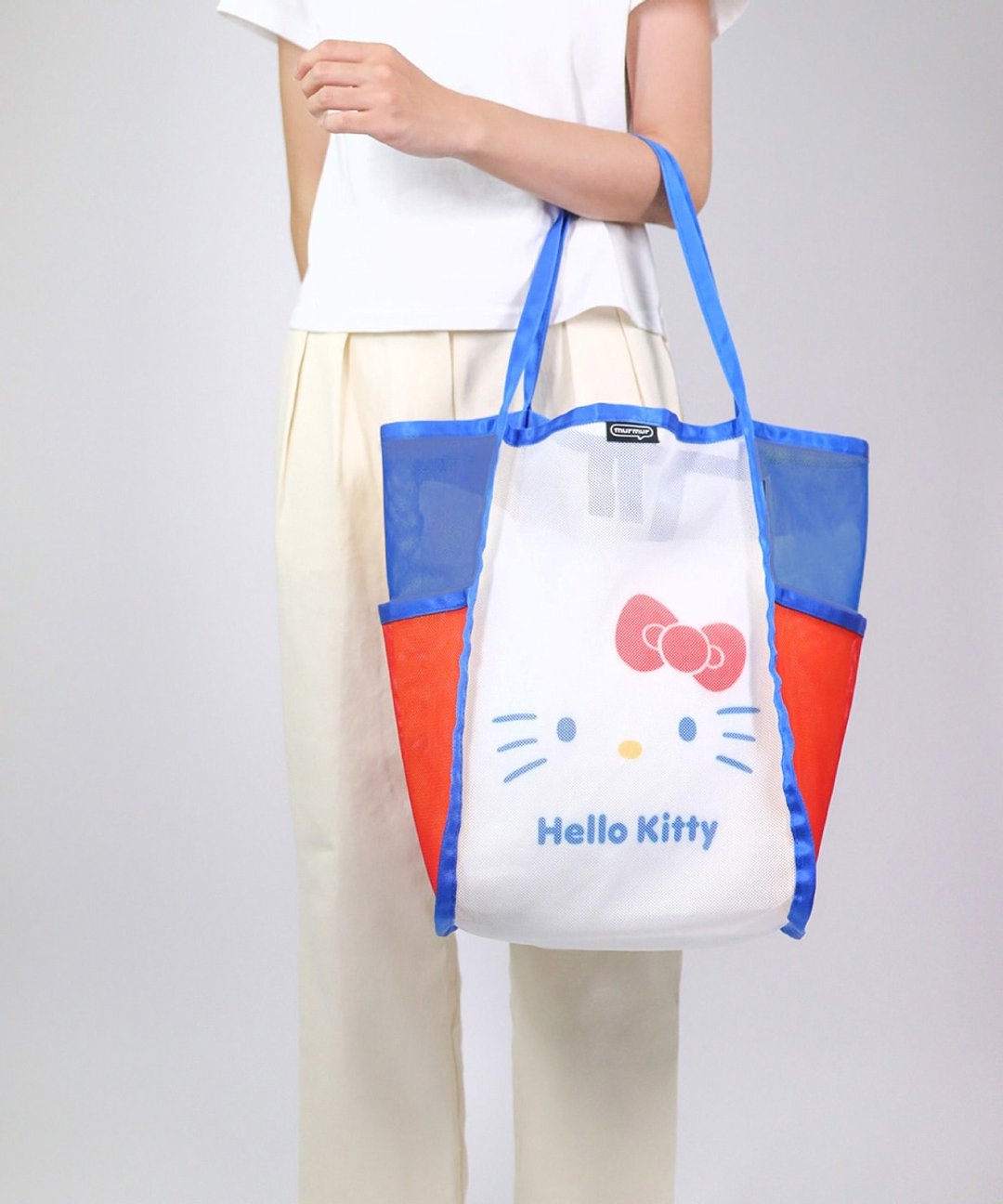 murmur 超好袋│ hello kitty (大头蓝) - 手提包/手提袋 - 聚酯纤维 蓝色