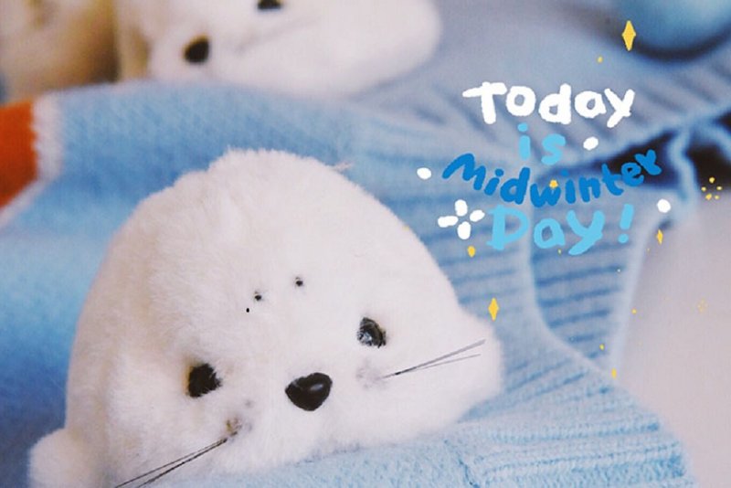 【新手难度系列】小海豹挂饰/DIY材料包 原创毛绒包挂钥匙扣 - 编织/刺绣/羊毛毡/裁缝 - 其他材质 