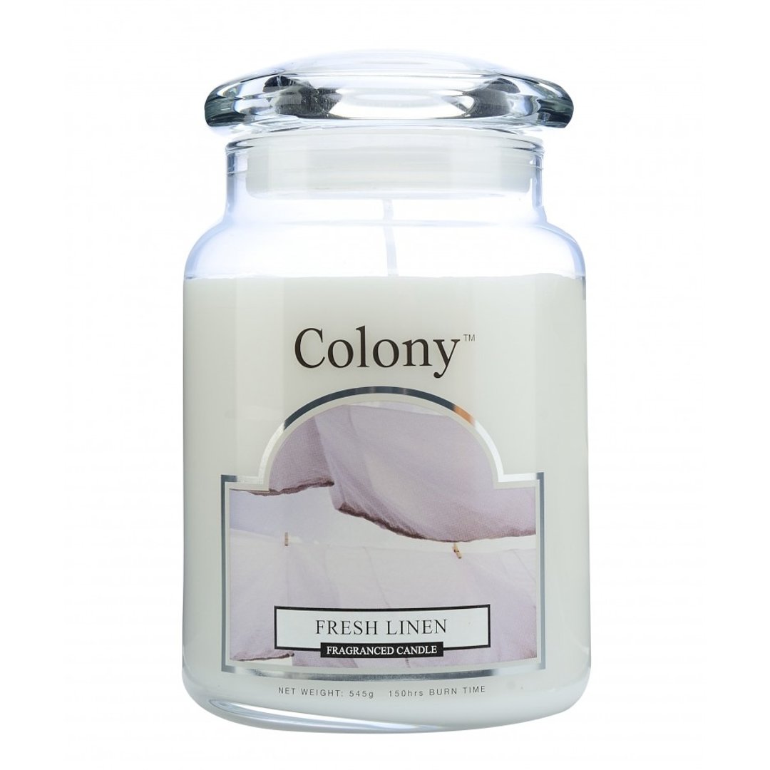 英伦蜡烛 Colony 清新亚麻 玻璃罐装蜡烛 - 蜡烛/烛台 - 蜡 