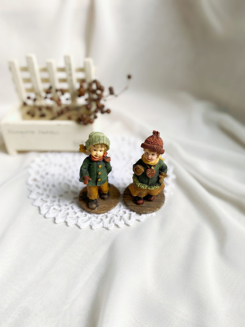 【好日恋物】德国Seneca Design冬季的孩子摆饰装饰品圣诞节礼物 - 摆饰 - 树脂 多色