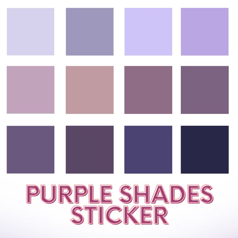 purple shades Sticker - 电子手帐及素材 - 其他材质 