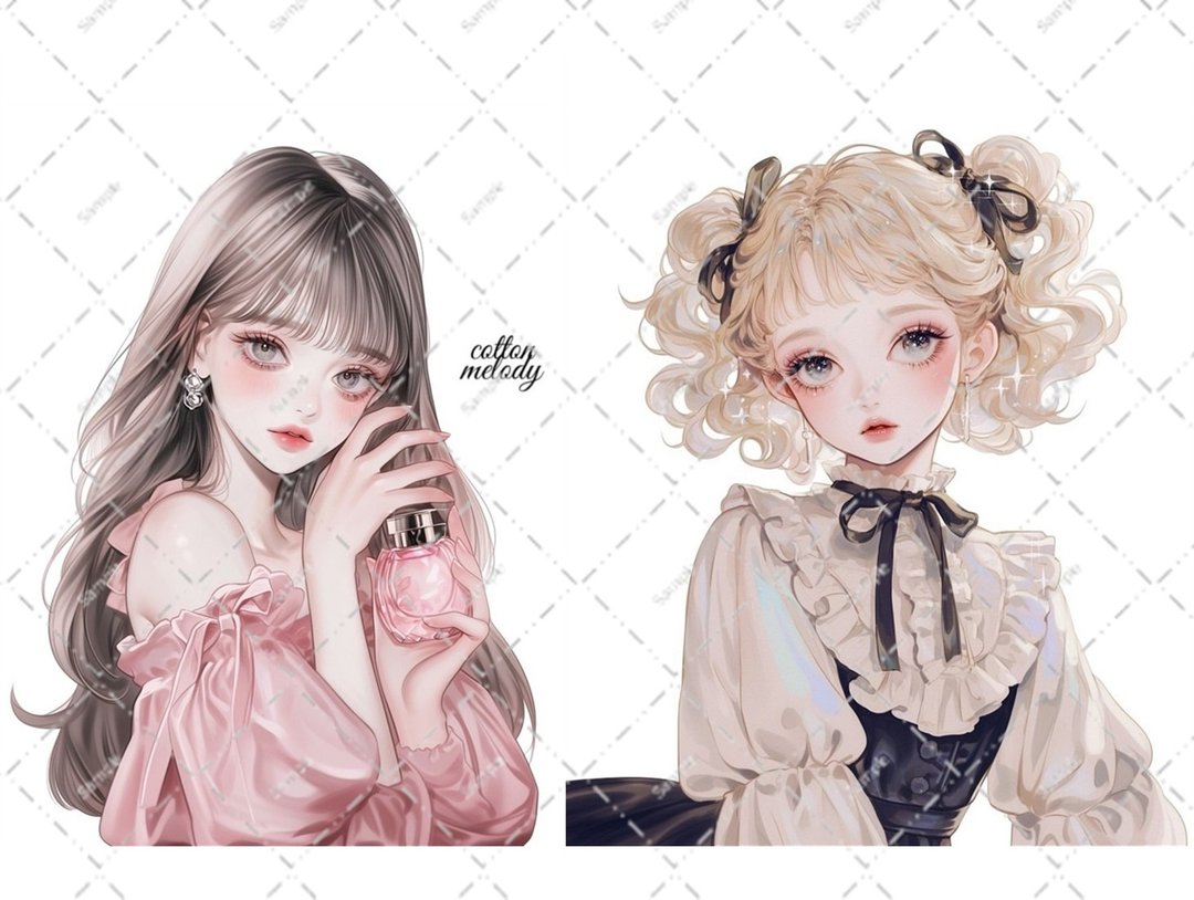 原创贴纸 no.5674 人物贴纸 原创贴纸 人物贴纸 女孩贴纸 原创人物贴纸 - 贴纸 - 纸 