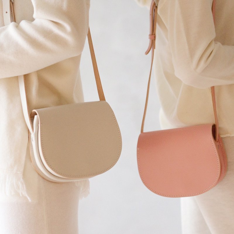 致敬 Renaissance 复古经典极简马鞍包 隐形磁扣 - 侧背包/斜挎包 - 真皮 