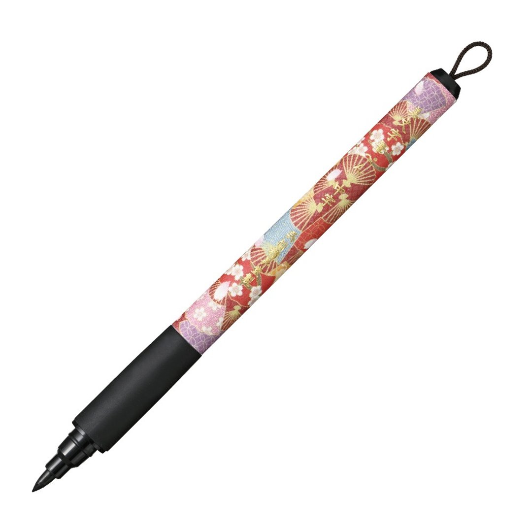【Kuretake 日本吴竹】和纸美文字VI 中字硬笔 扇面 - 其他书写用品 - 塑料 多色
