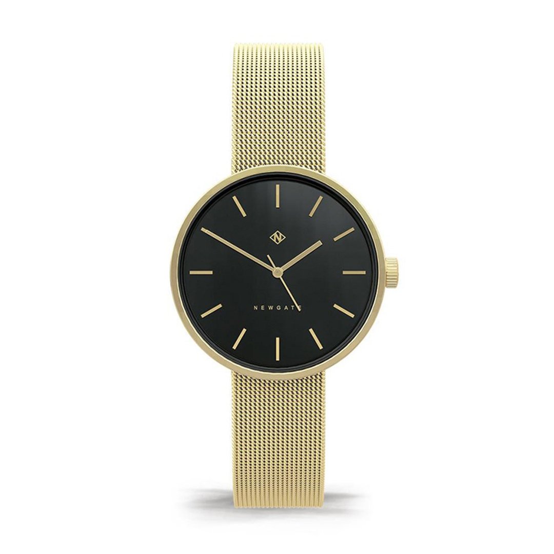 Newgate-ATOM-时尚金-黑色表面-不锈钢米兰带-32mm - 女表 - 其他材质 金色