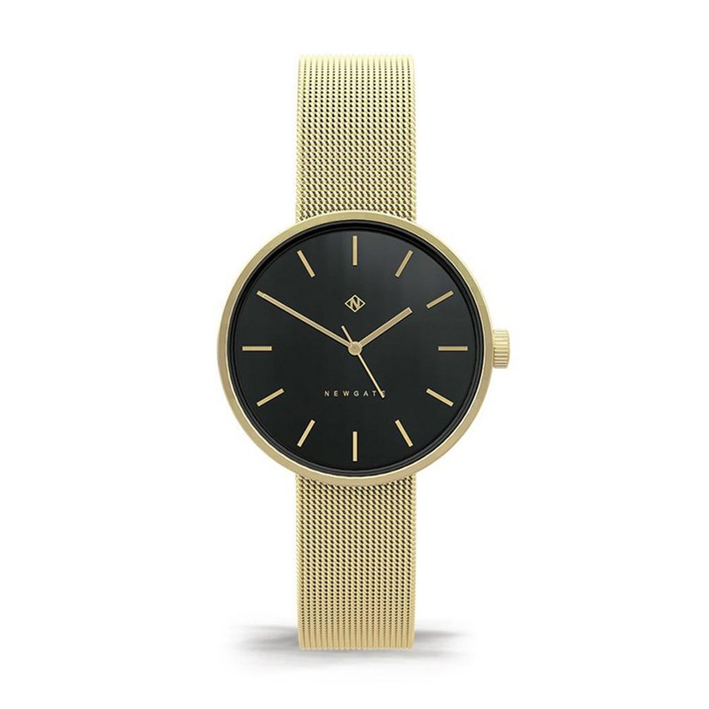 Newgate-ATOM-时尚金-黑色表面-不锈钢米兰带-32mm - 女表 - 其他材质 金色
