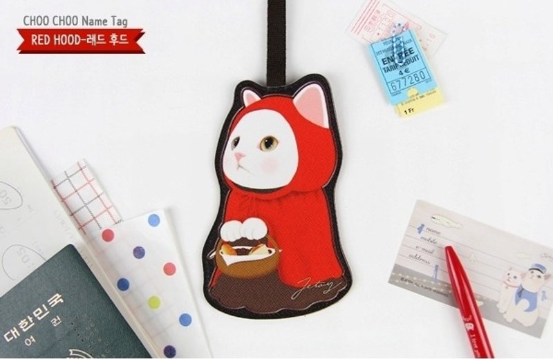 Jetoy,甜蜜猫 旅行 吊牌_Red hood ~J1606101 - 行李吊牌 - 纸 红色