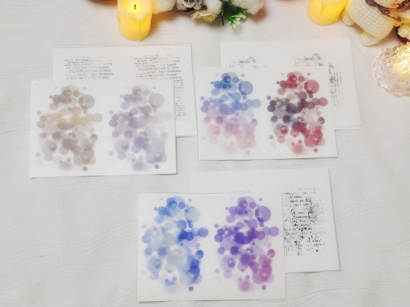 Decorating Background - Light of Memory 贴纸 2MIX PET (philip's store) - 贴纸 - 纸 多色