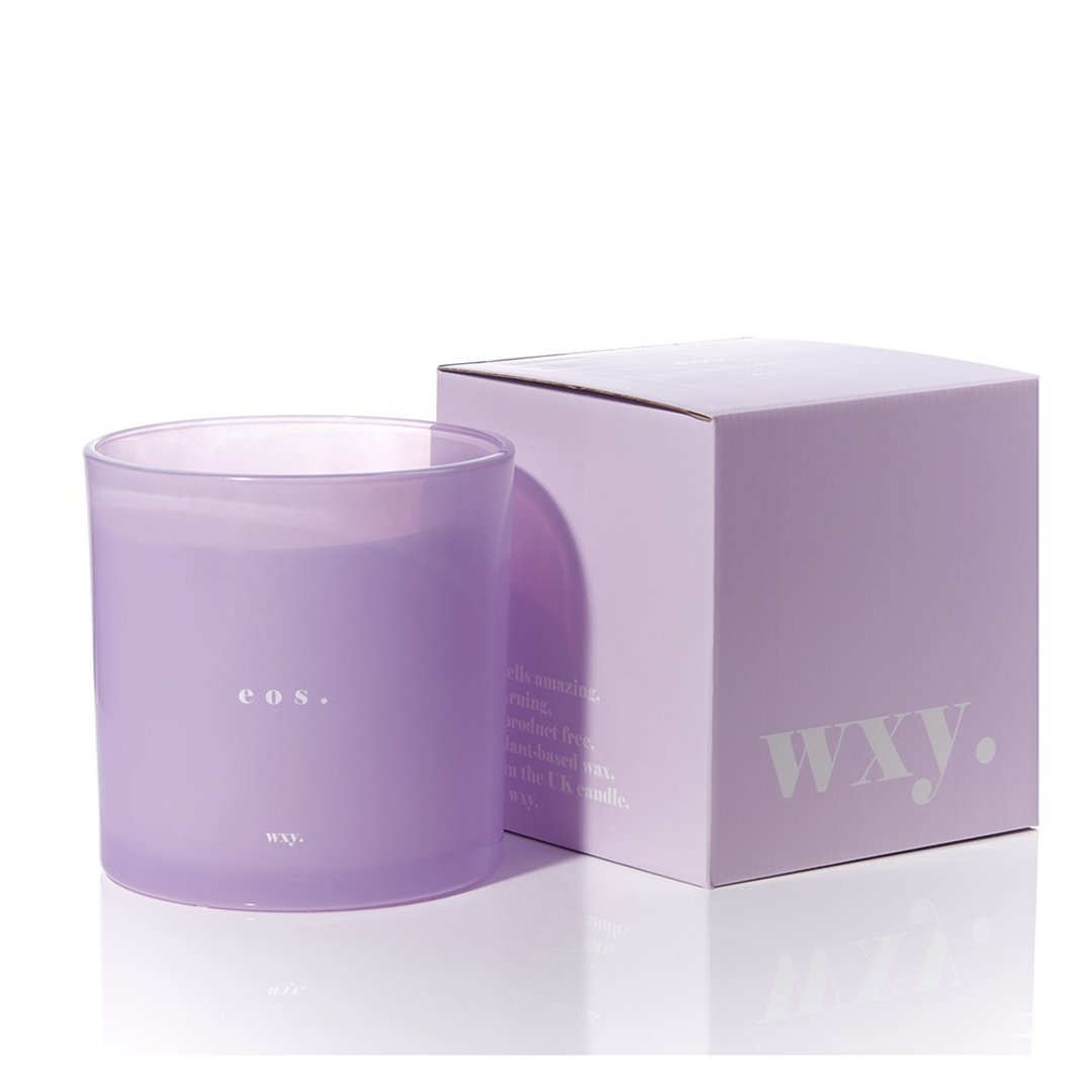 【英国 wxy】特大款经典蜡烛- eos. 鸢尾根 & 琥珀 /1500g - 蜡烛/烛台 - 玻璃 粉红色