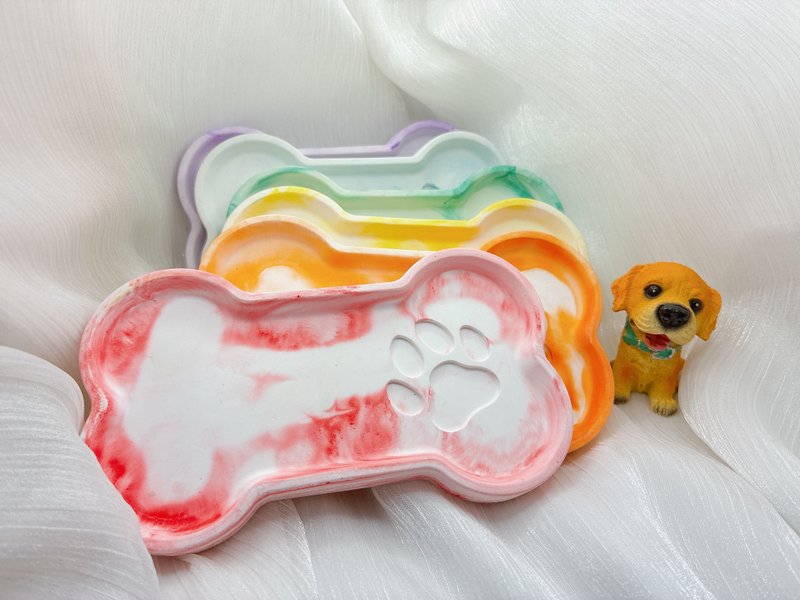 手作 扩香石置物盘 汇集于你-爪印款 - 摆饰 - 其他材质 多色