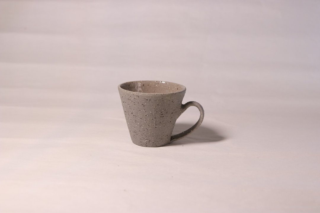 灰御影 手把杯 - 其他杯子 - 陶 灰色