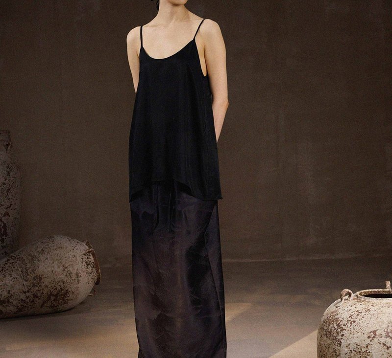 【夏季外穿】新中式复古 修身吊带背心 - 女装背心 - 其他材质 多色