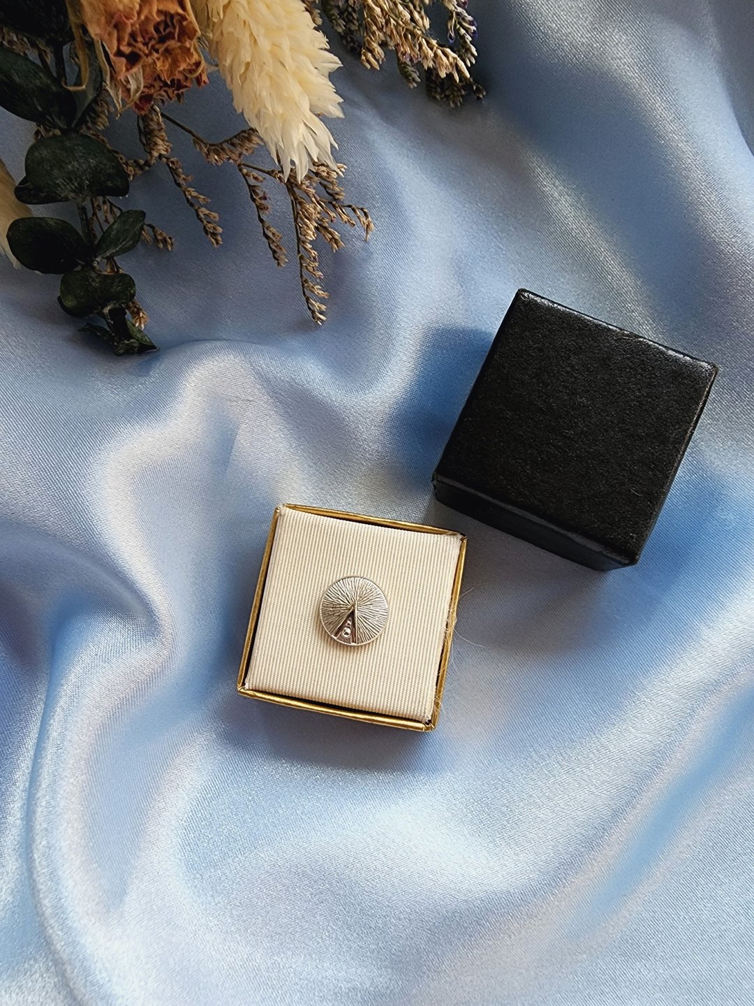 美国西洋古董饰品 /Swank雾银刷纹质感领带扣/男士珠宝Tie buckle - 领带/领带夹 - 其他金属 