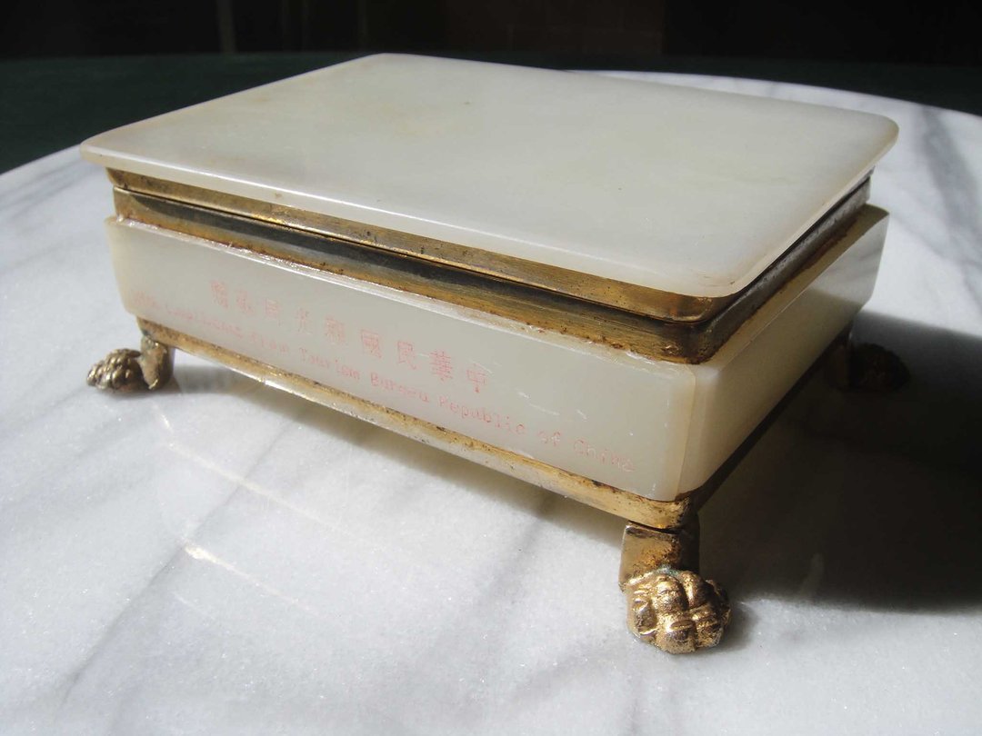 【老时光 OLD-TIME】早期二手厚重石材珠宝盒*有刻字慎买* - 收纳用品 - 其他材质 多色
