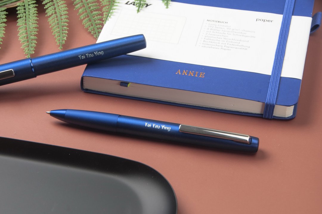 全球台湾独家  / LAMY 原子笔礼盒 / aion 永恒系列  - 赤青蓝 - 圆珠笔/中性笔 - 铝合金 蓝色