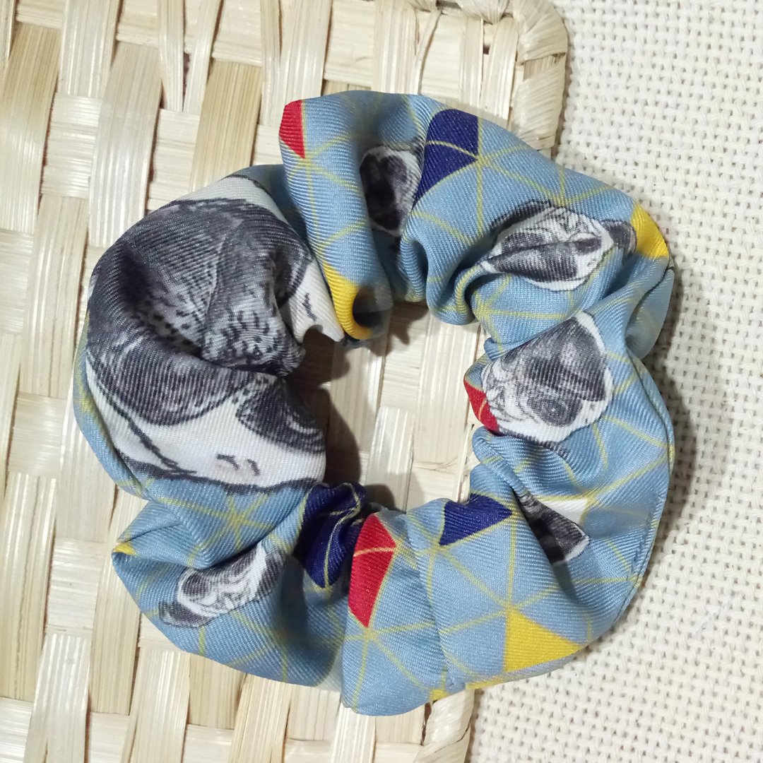 三角线条-大肠发圈_巴哥_马尾发带 - 发饰 - 聚酯纤维 