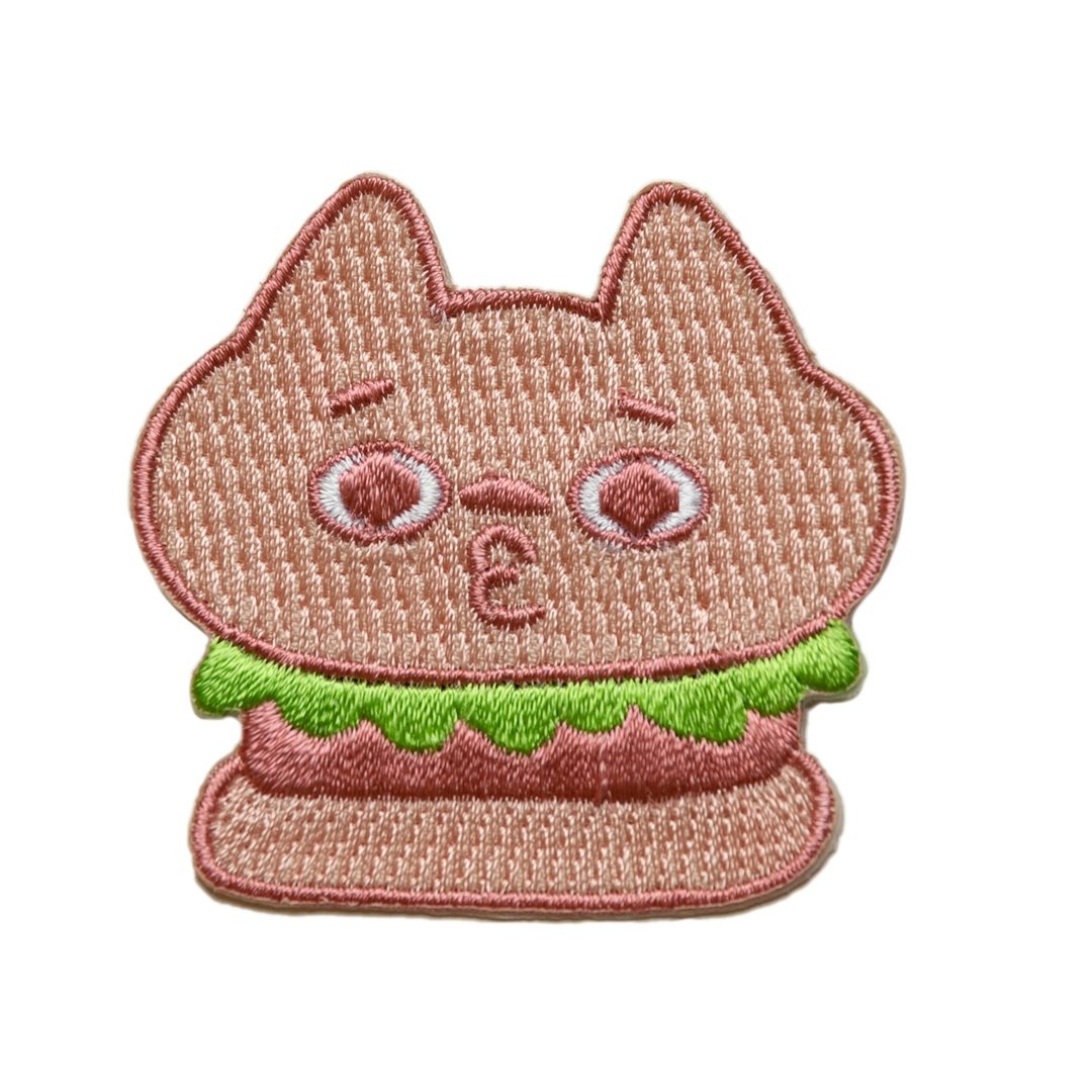 食物猫猫 | 汉堡猫刺绣贴布 - 其他 - 绣线 