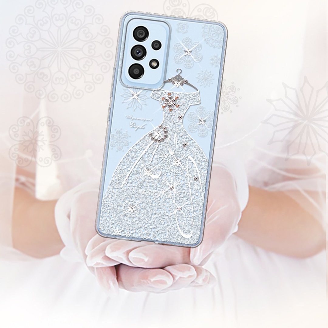 Samsung Galaxy A53 5G 轻薄军规防摔彩钻手机壳-礼服多钻透 - 手机壳/手机套 - 其他材质 多色