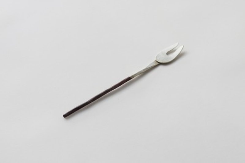small pointy fork - 餐刀/叉/匙组合 - 铜/黄铜 银色
