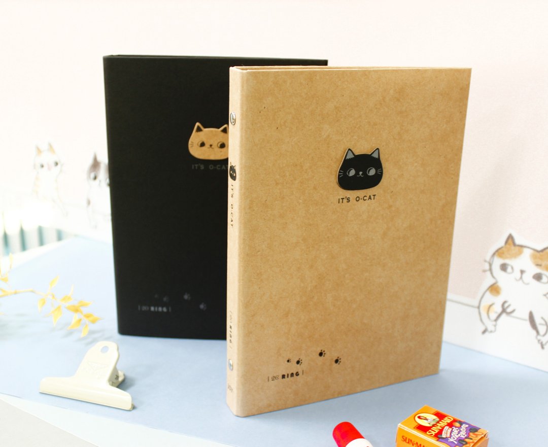 O-CAT－斩型猫细版孔夹 (26 孔)。JBN-203 - 文件夹/资料夹 - 纸 