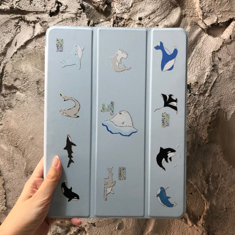海洋生物贴纸 01 - 贴纸 - 纸 多色