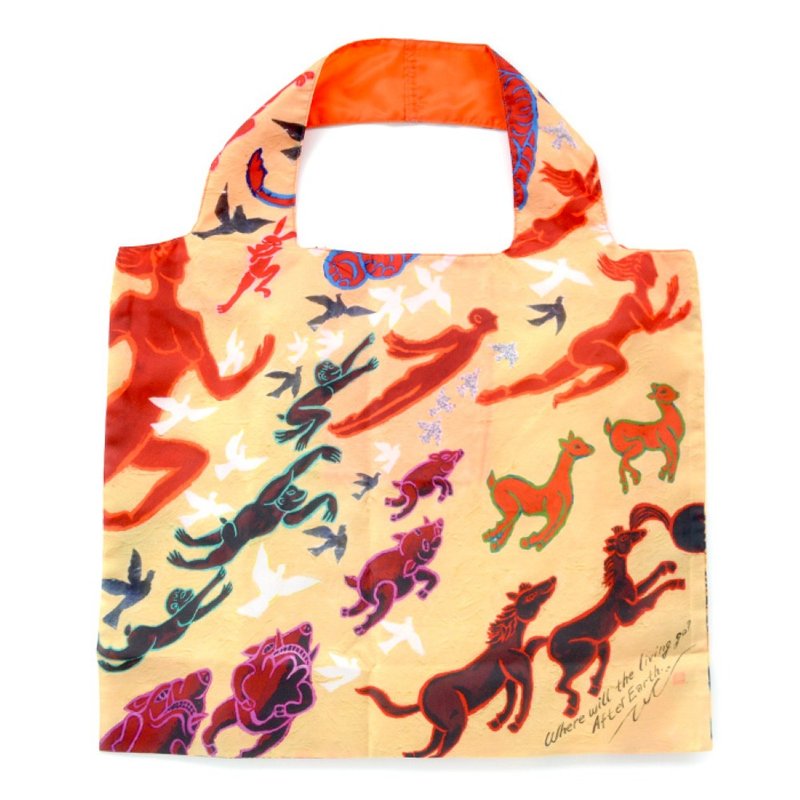 环保袋 - Where will the living go - 手提包/手提袋 - 聚酯纤维 多色