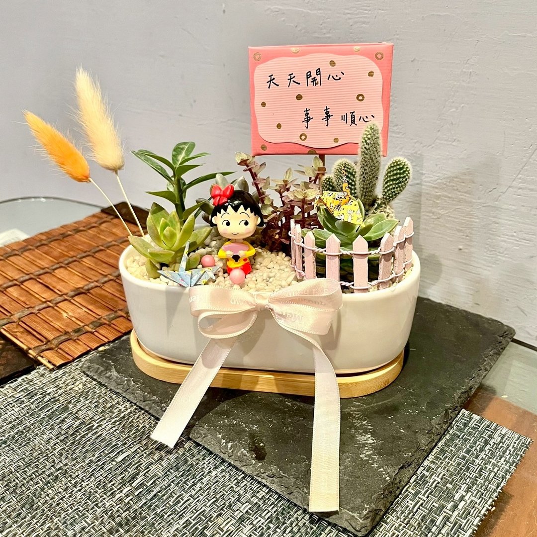 樱桃小丸子 感恩礼答谢 多肉组盆 多肉植物 祝福小丸子 圣诞礼物 - 植栽/盆栽 - 植物．花 绿色