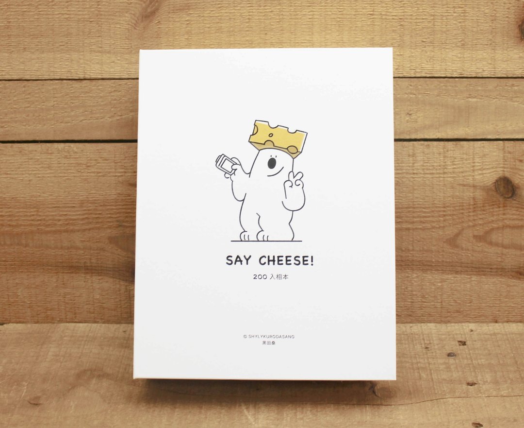 【相本】 黑田桑200入相本(SAY CHEESE)986156 - 相簿/相册 - 塑料 白色