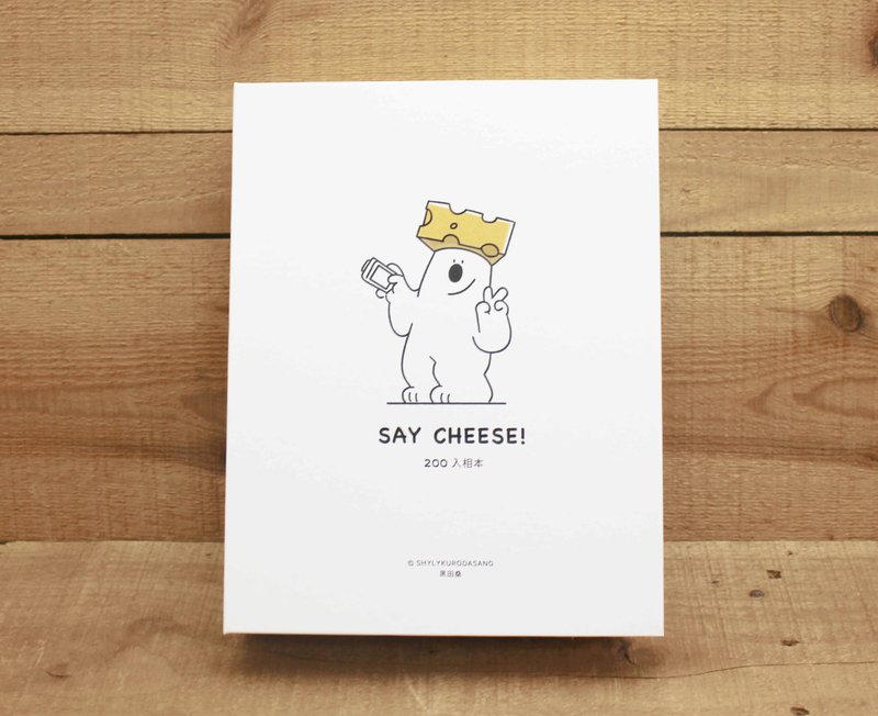 【相本】 黑田桑200入相本(SAY CHEESE)986156 - 相簿/相册 - 塑料 白色