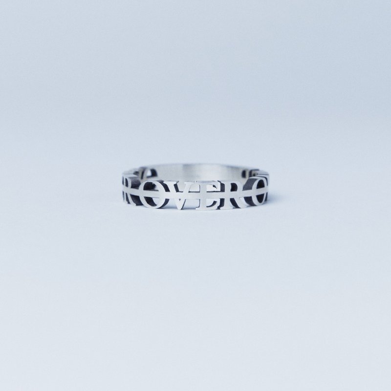 超线R1 - 戒指 - 纯银 银色