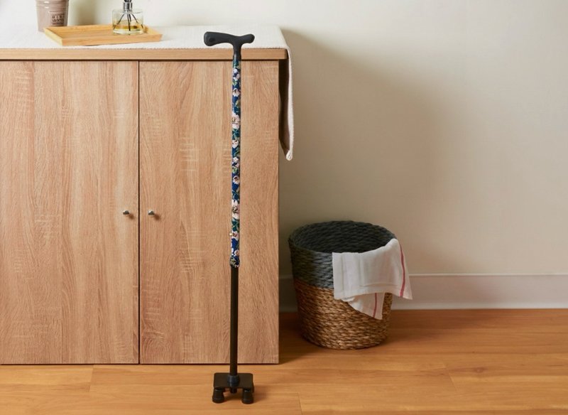 舒适软握把 方便上下楼梯之迷你四脚杖 - 其他 - 铝合金 蓝色