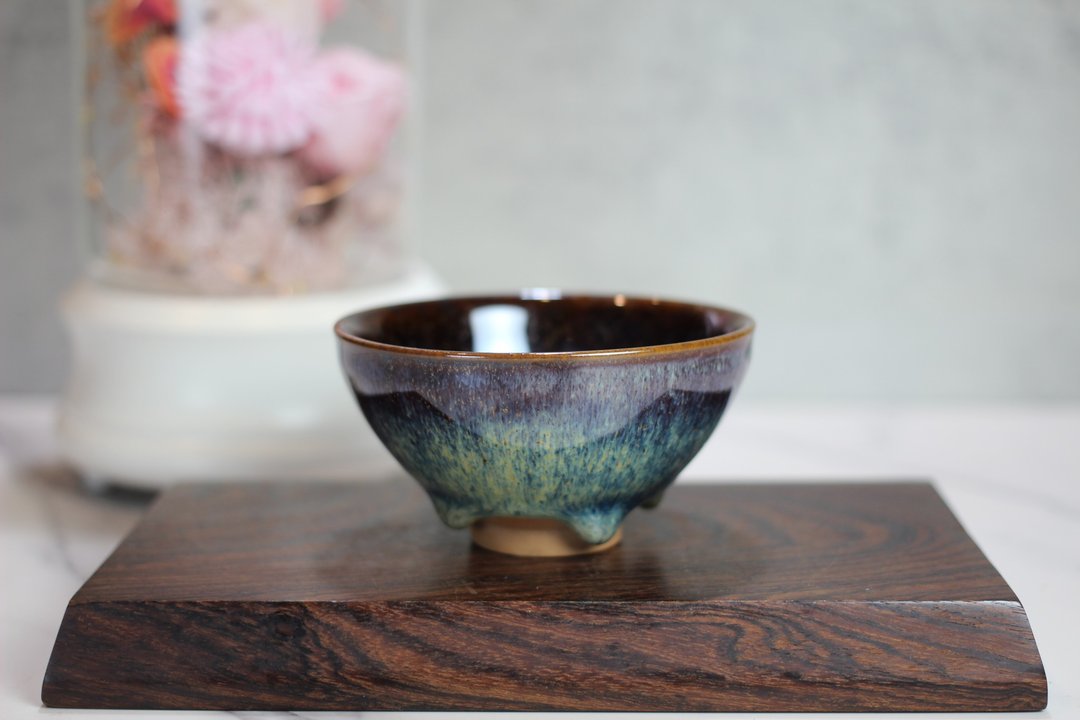 【沐春生活】120ml 天目釉 釉泪 茶杯 酒杯 莺歌名家叶敏祥作 - 茶具/茶杯 - 瓷 