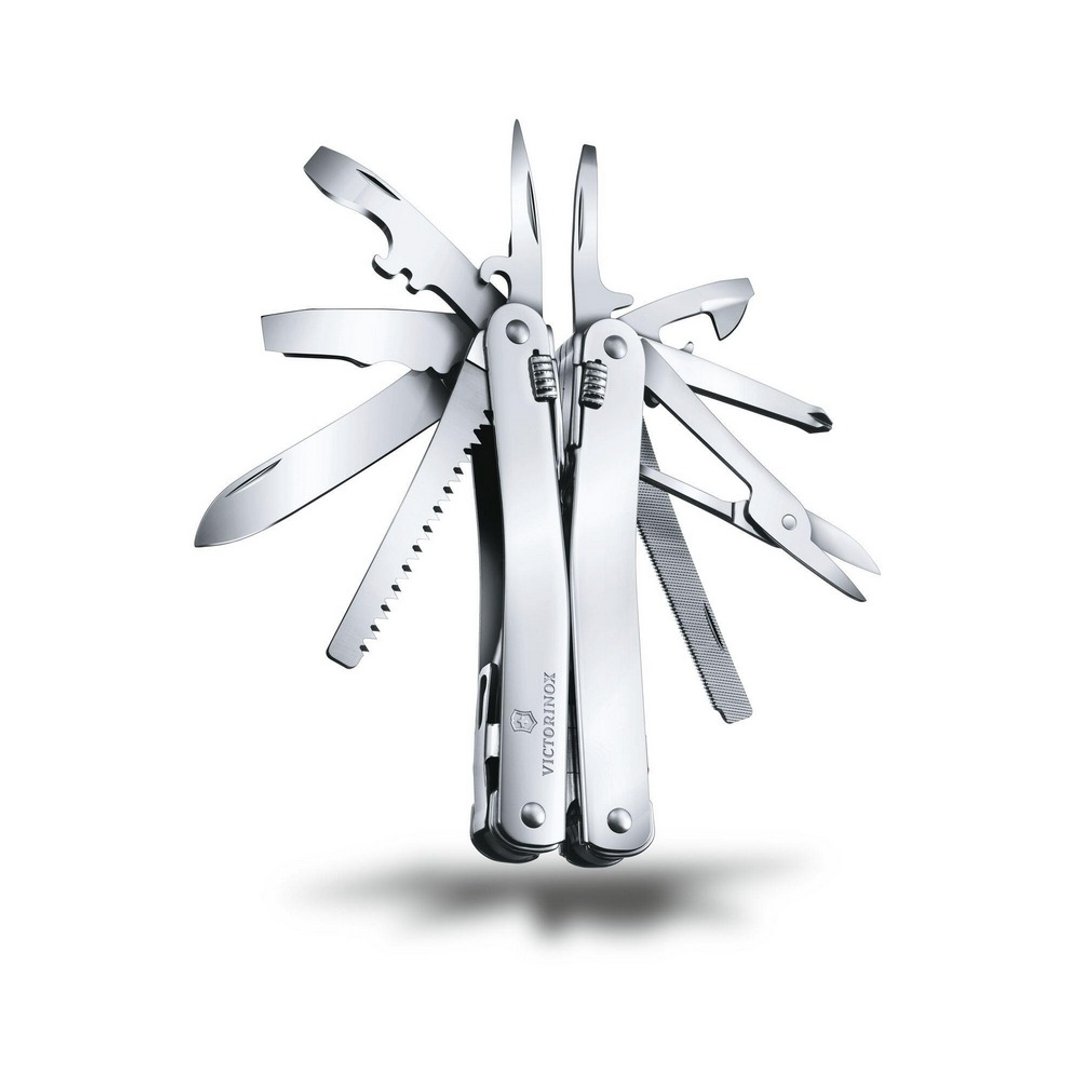 VICTORINOX 瑞士维氏 Swiss Tool Spirit X 工具钳 24用 3.0224.L - 露营用品 - 其他金属 银色