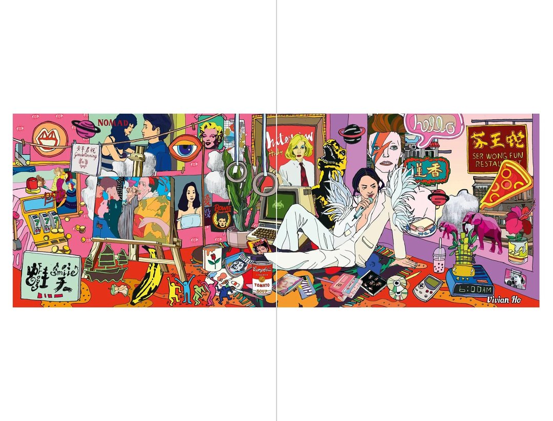 【Let's Dance】挂画 - 就系香港 X Vivian Ho 1组2张 - 海报/装饰画/版画 - 纸 