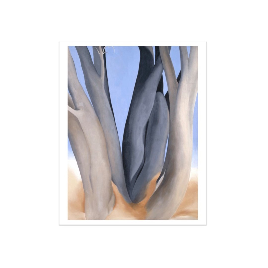 【原版海报】欧姬芙 Georgia O'Keeffe: 黑色的树干 - 海报/装饰画/版画 - 纸 