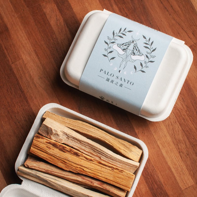 谧夜之森_厄瓜多尔尔圣木 Palo Santo_随行盒 - 香薰/精油/线香 - 植物．花 蓝色