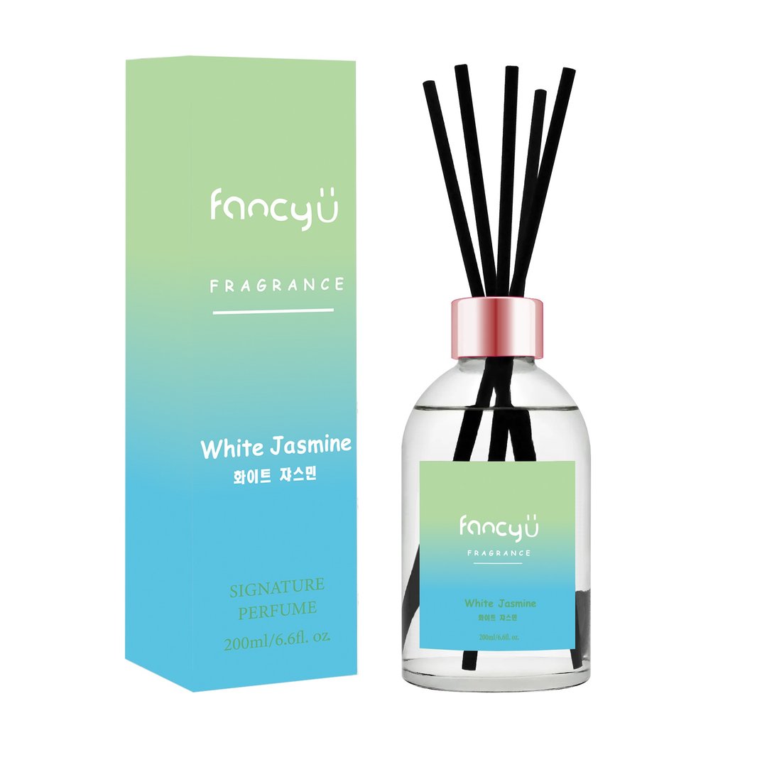 FANCY U渐层室内扩扩香瓶-白茉莉 White Jasmine 200ml - 香薰/精油/线香 - 精油 多色