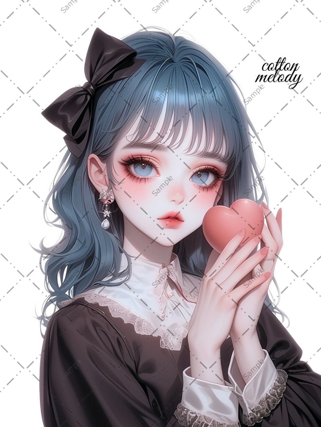 original sticker no.1231 人物贴纸 原创贴纸 人物贴纸 女孩贴纸 原创人物贴纸 - 贴纸 - 纸 