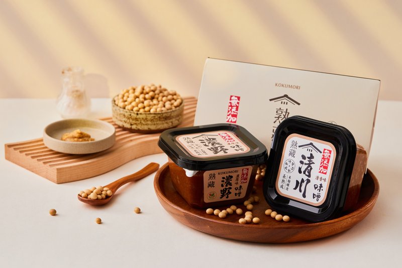 谷盛熟藏味噌二入组 清川/浓野320g各1盒  母亲节 送礼首选 - 酱料/调味料 - 其他材质 白色