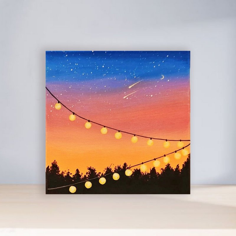 孵画室│台中画室│零基础绘画│主题课程-夕暮时分 - 插画/绘画/写字 - 棉．麻 