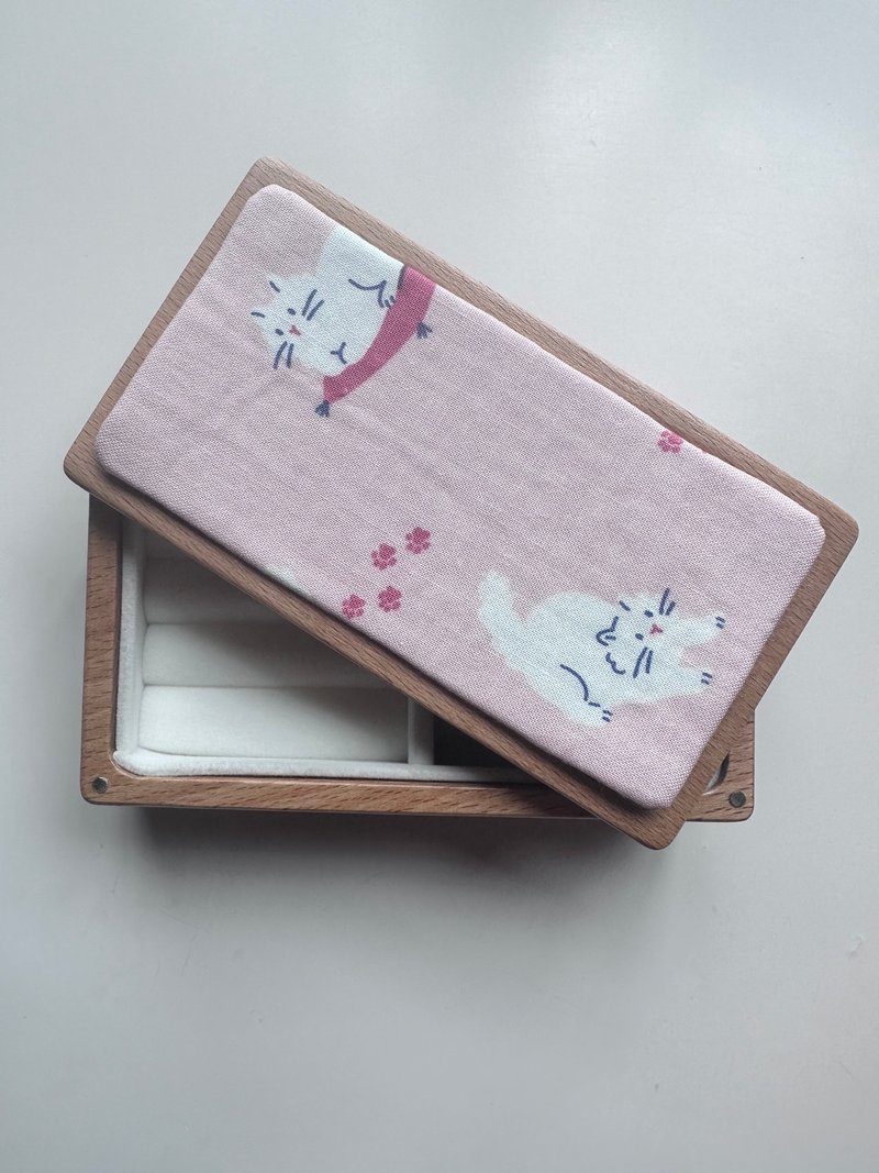 粉红猫主子实木首饰盒 - 其他 - 棉．麻 紫色