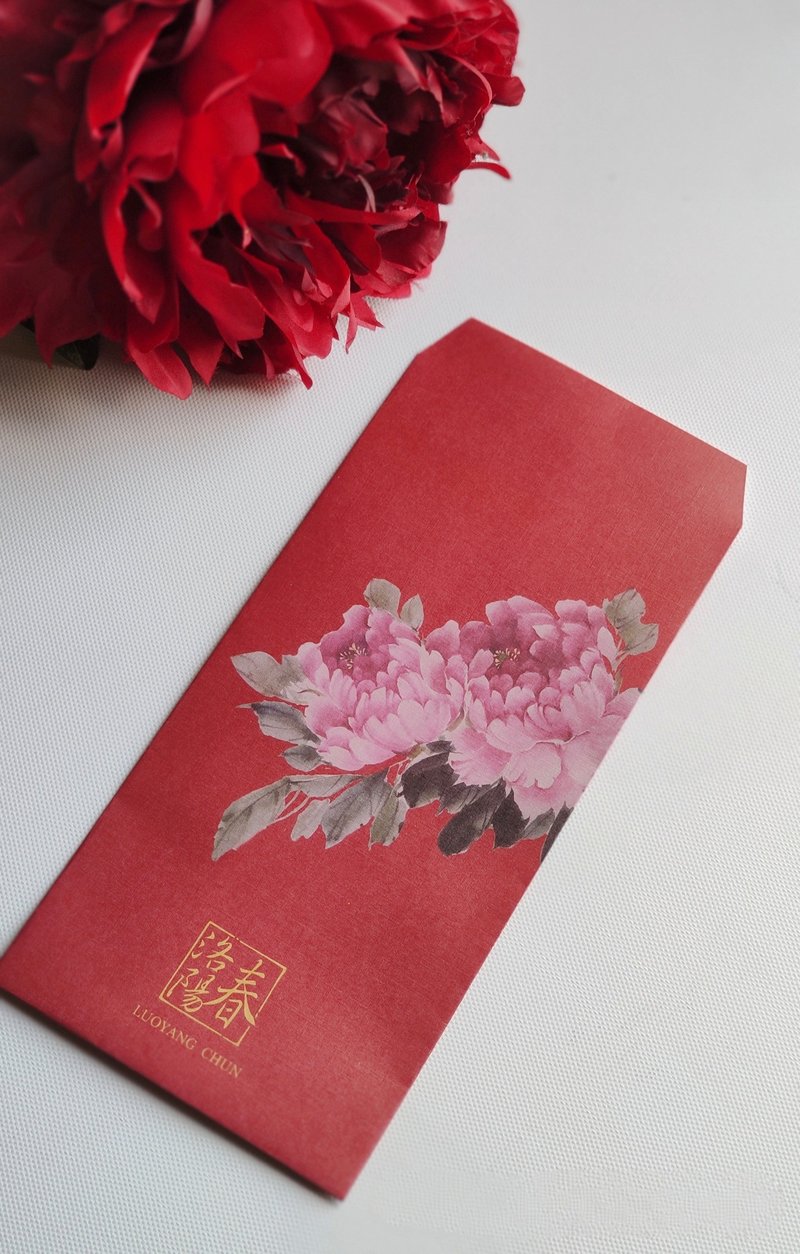 洛阳春手绘图腾红包袋 - 红包/春联 - 纸 红色