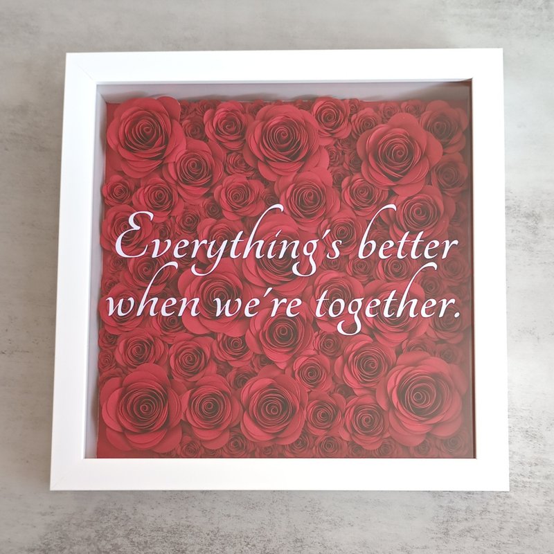 99朵玫瑰花系列 - 摆饰 - 纸 红色