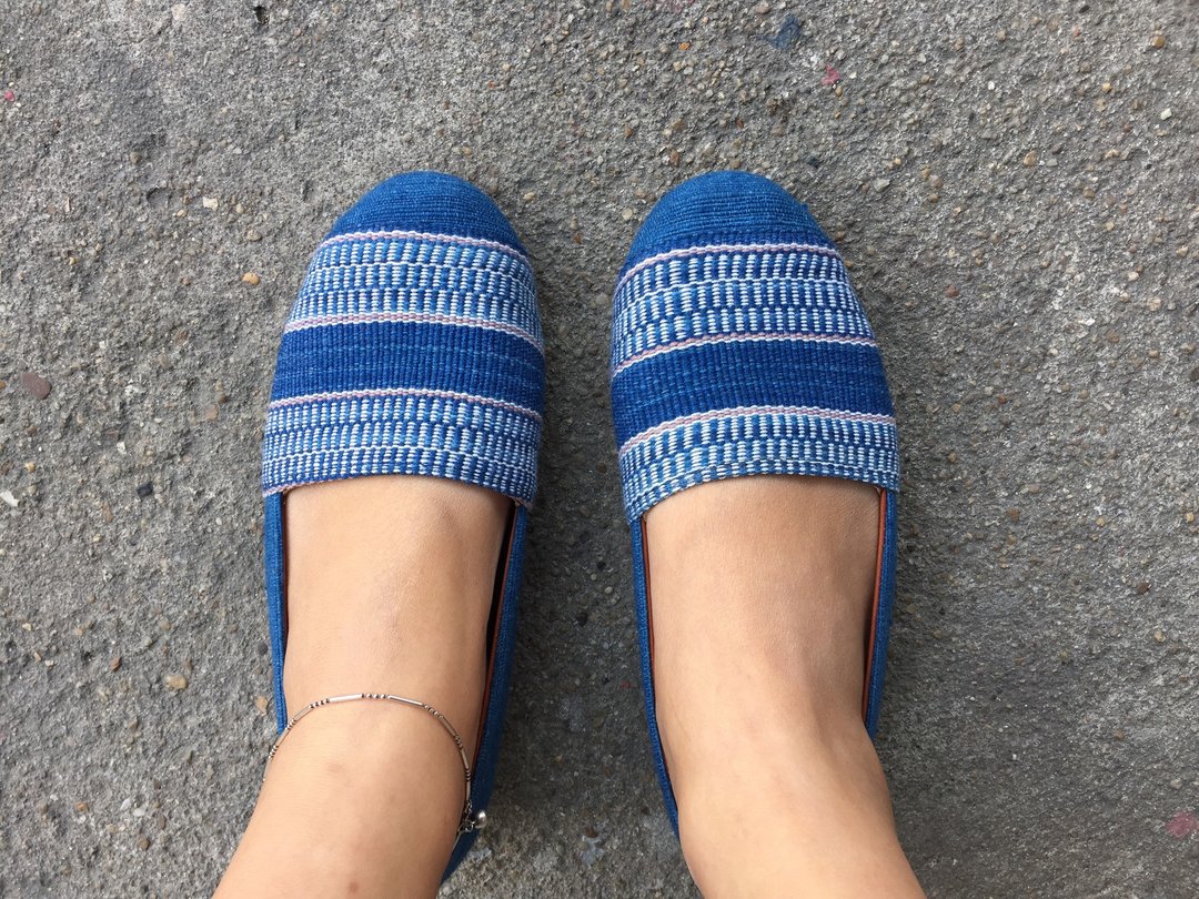Little Blue cup shoes - 女款休闲鞋 - 棉 透明