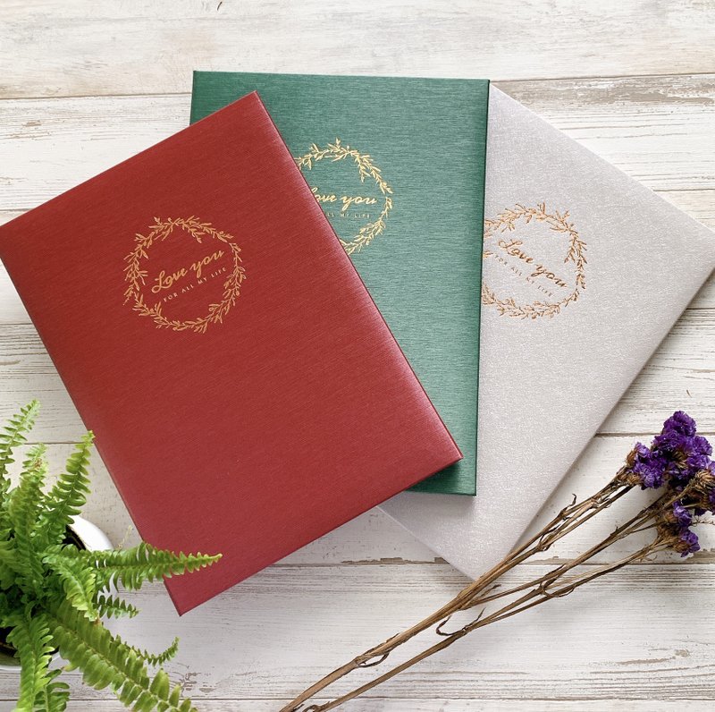 【结婚书约套组】定制画像 似颜绘 结婚插画 | 追IG送手机壁纸 - 婚礼誓言书 - 纸 多色