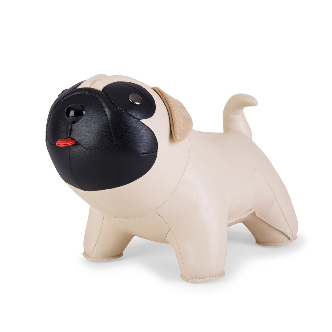 【门挡】巴哥 Pug 皮革摆饰 | 生日礼 居家装饰 实用礼物推荐 - 摆饰 - 人造皮革 多色